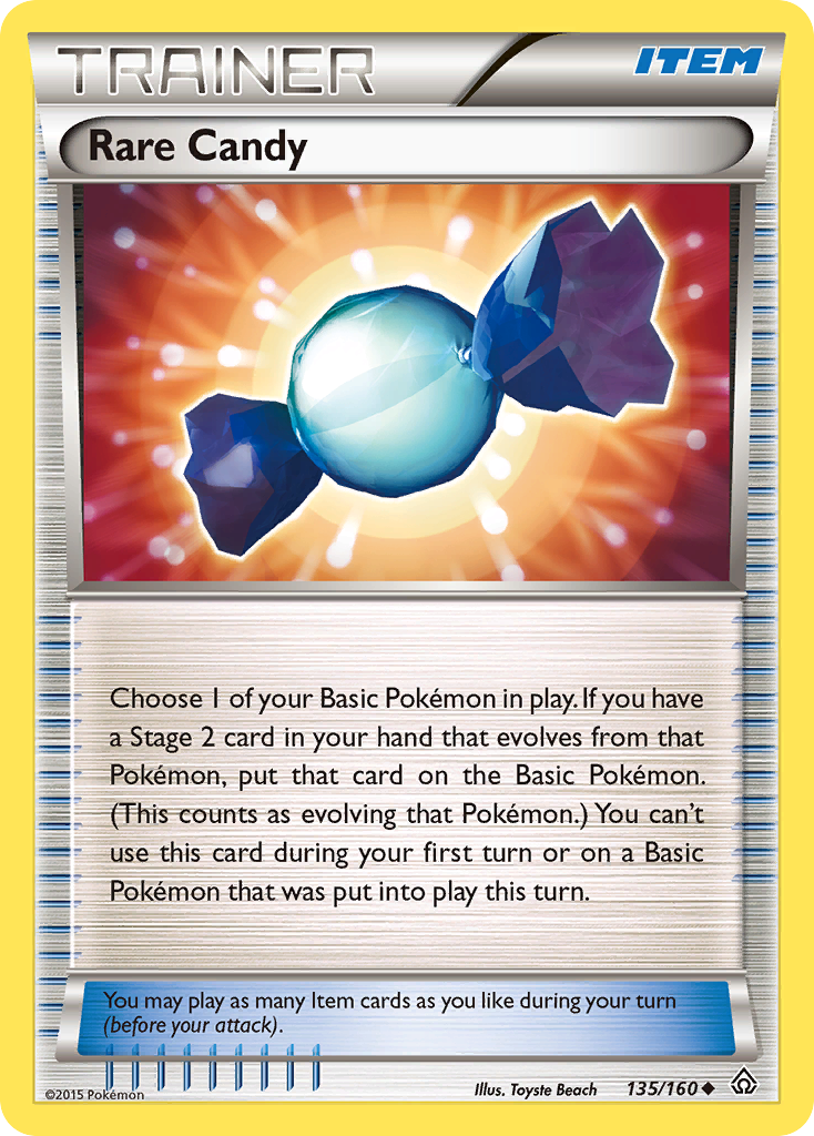 Primal Clash Rare Candy #135/160